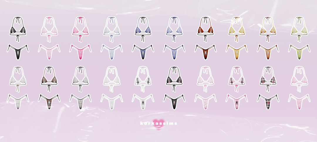 Галерея мода Купальник Ribbon bikini #1